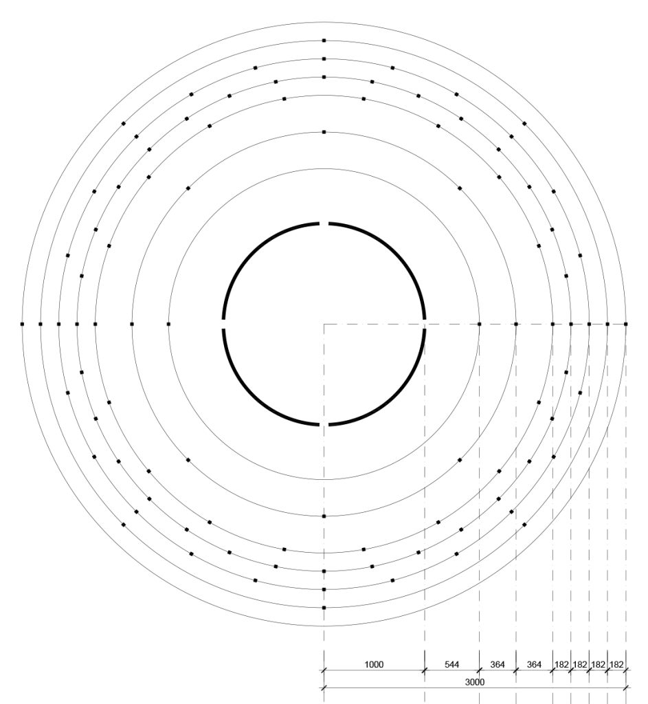 A site plan of the competition proposal