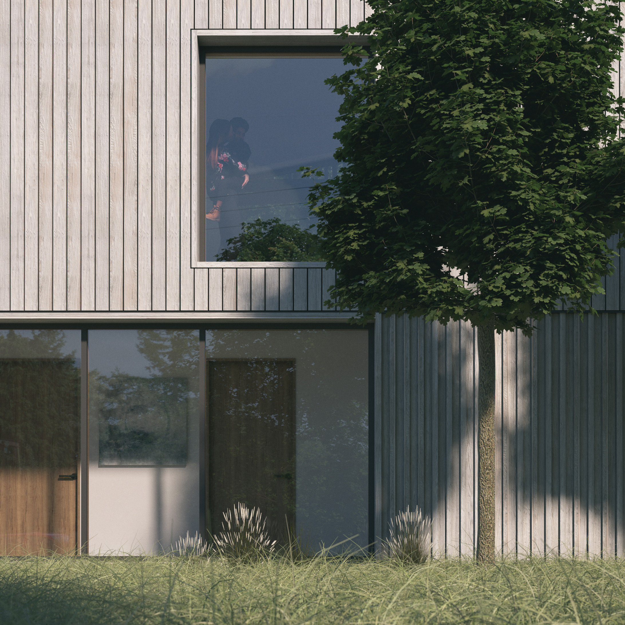3d detail render of the Beeches front elevation