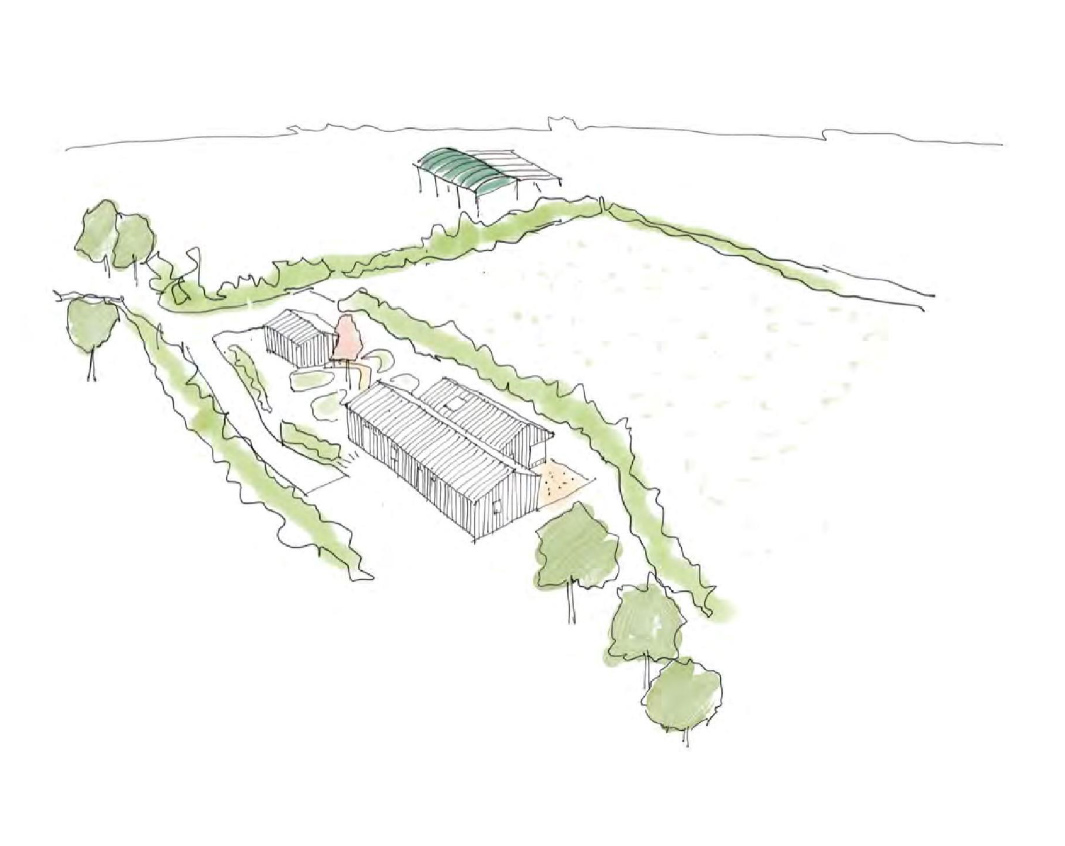 Sketch of the proposed development