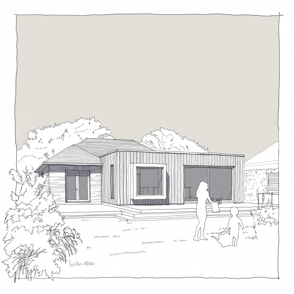 Sketch of the proposed extension at Beeches