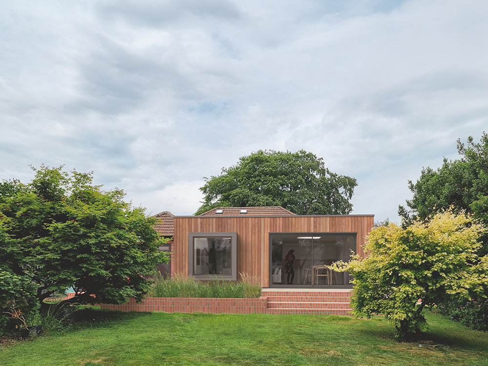 3d render of the extension in Hampshire