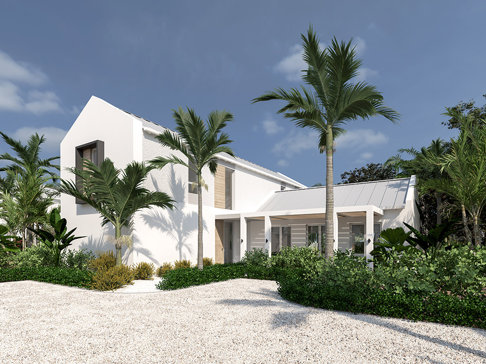 The entrance courtyard, with shaded colonnade beyond